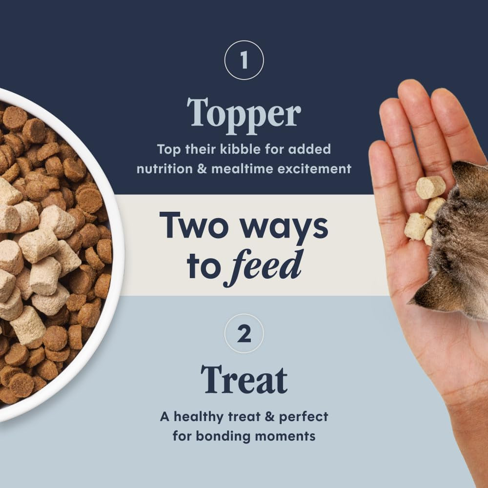 Raw Boost Mixers Freeze Dried Raw Cat Food Topper, Grain Free Cat Food Topper 6 Ounce (Pack of 1)