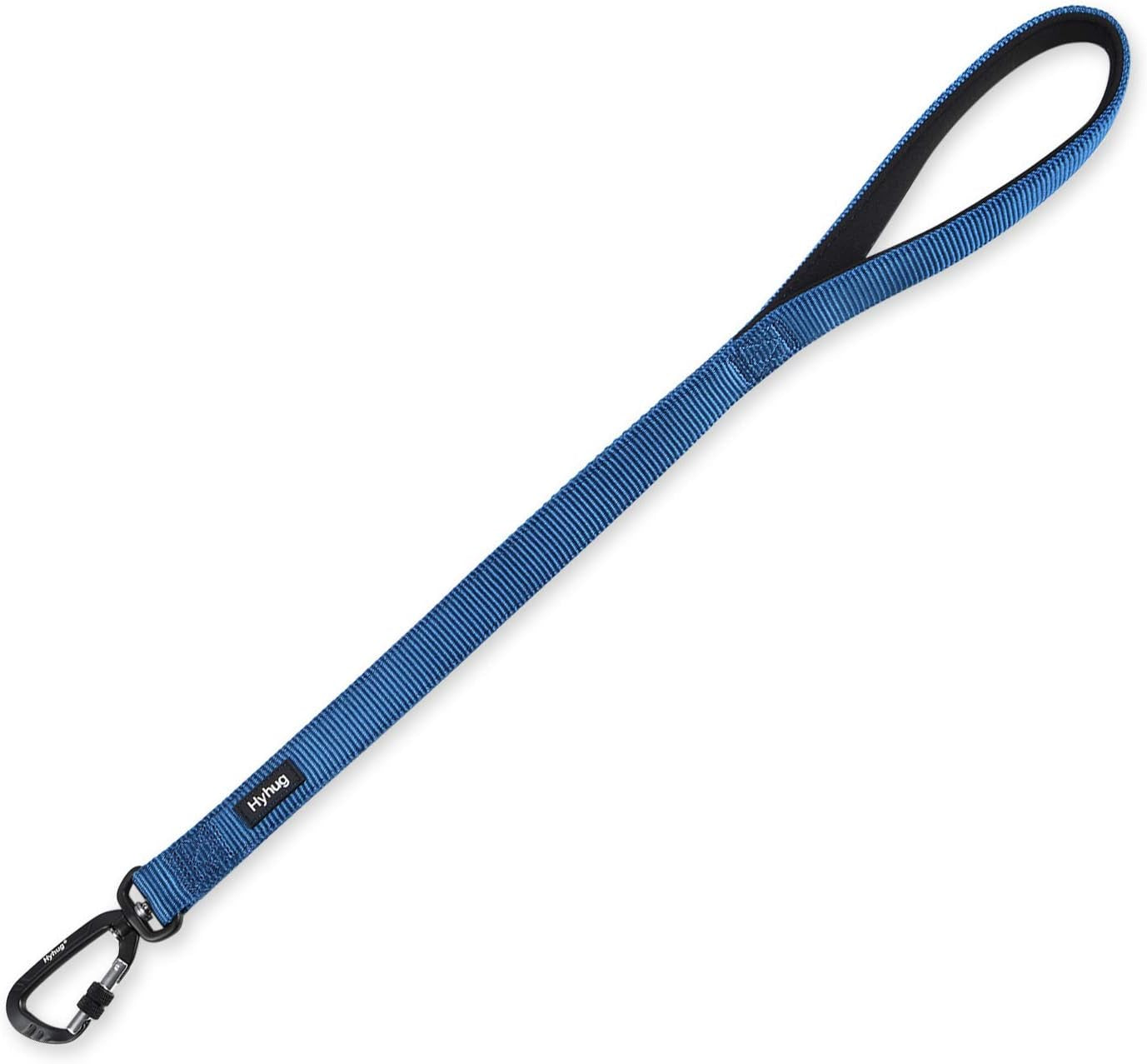Short Dog Leash 24", Heavy Duty Nylon with Padded Handle