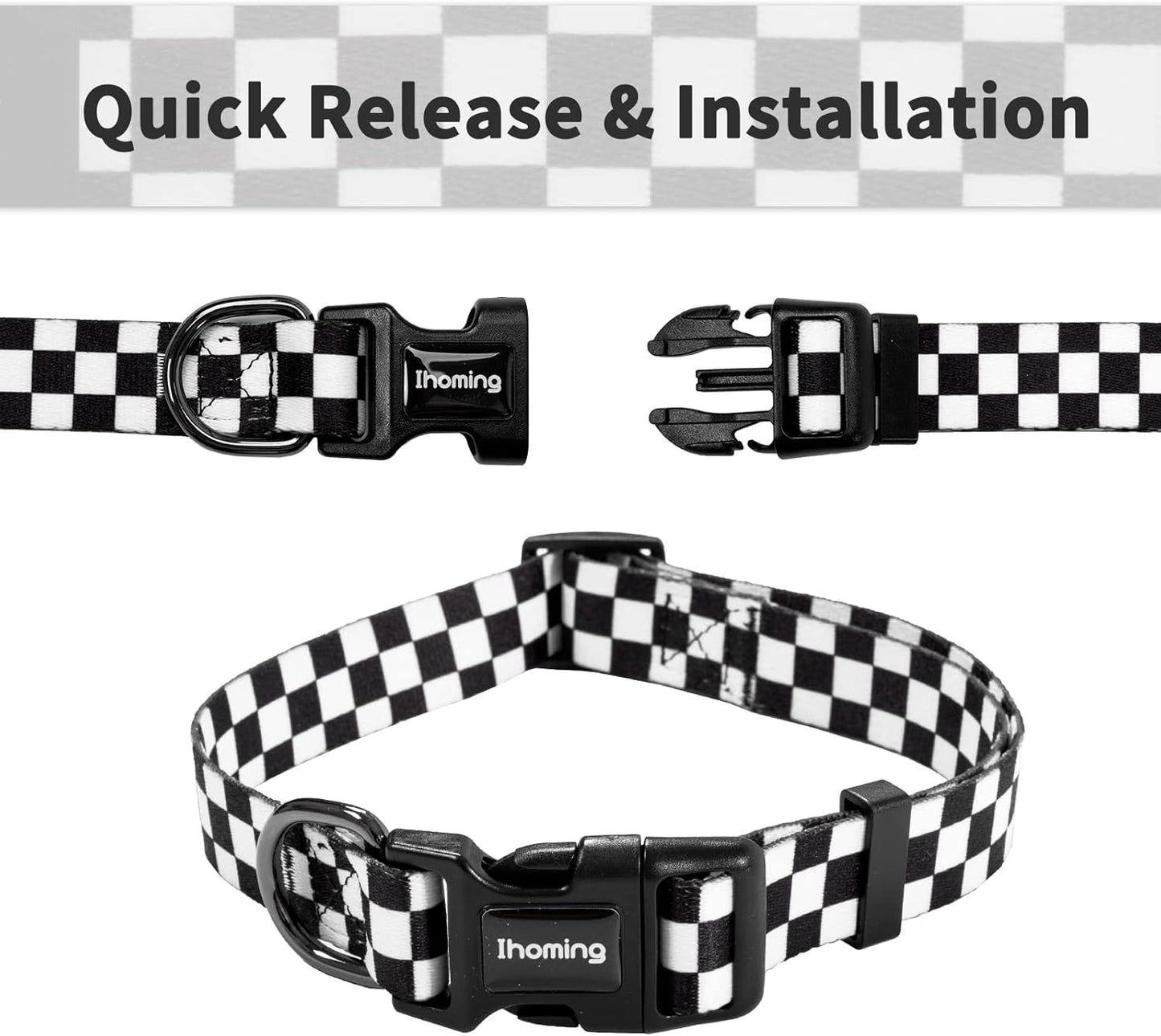 Dog Collar and Leash Set for Large Dogs, up to 80 Lbs