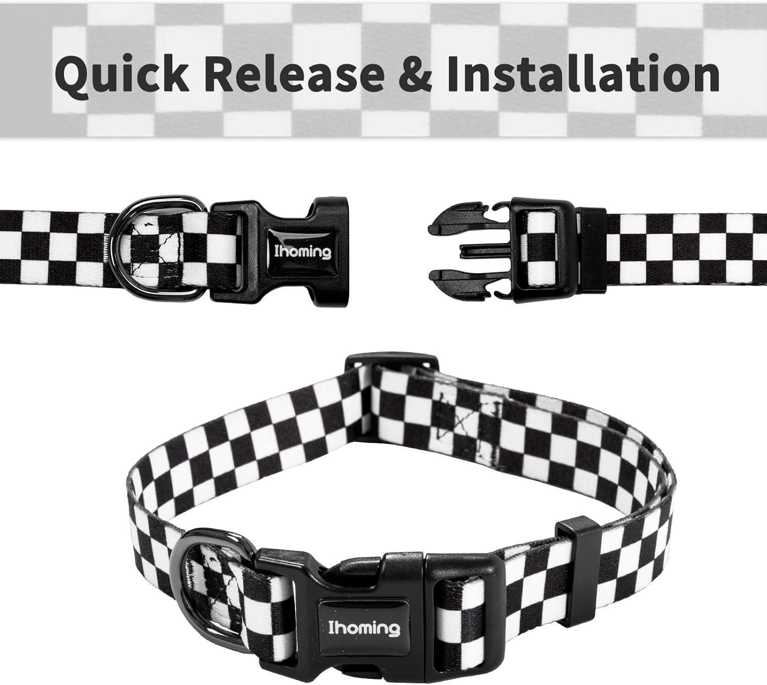Dog Collar and Leash Set for Large Dogs, up to 80 Lbs