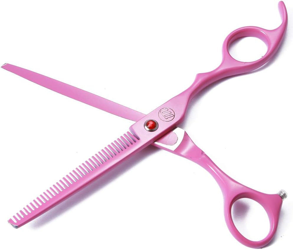 7" Professional Dog Grooming Scissors Set of 5 with Pet Comb & Bag