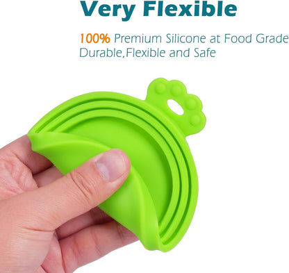 5 Packs Pet Food Can Covers Lids, Universal Size for Dog Cat Food