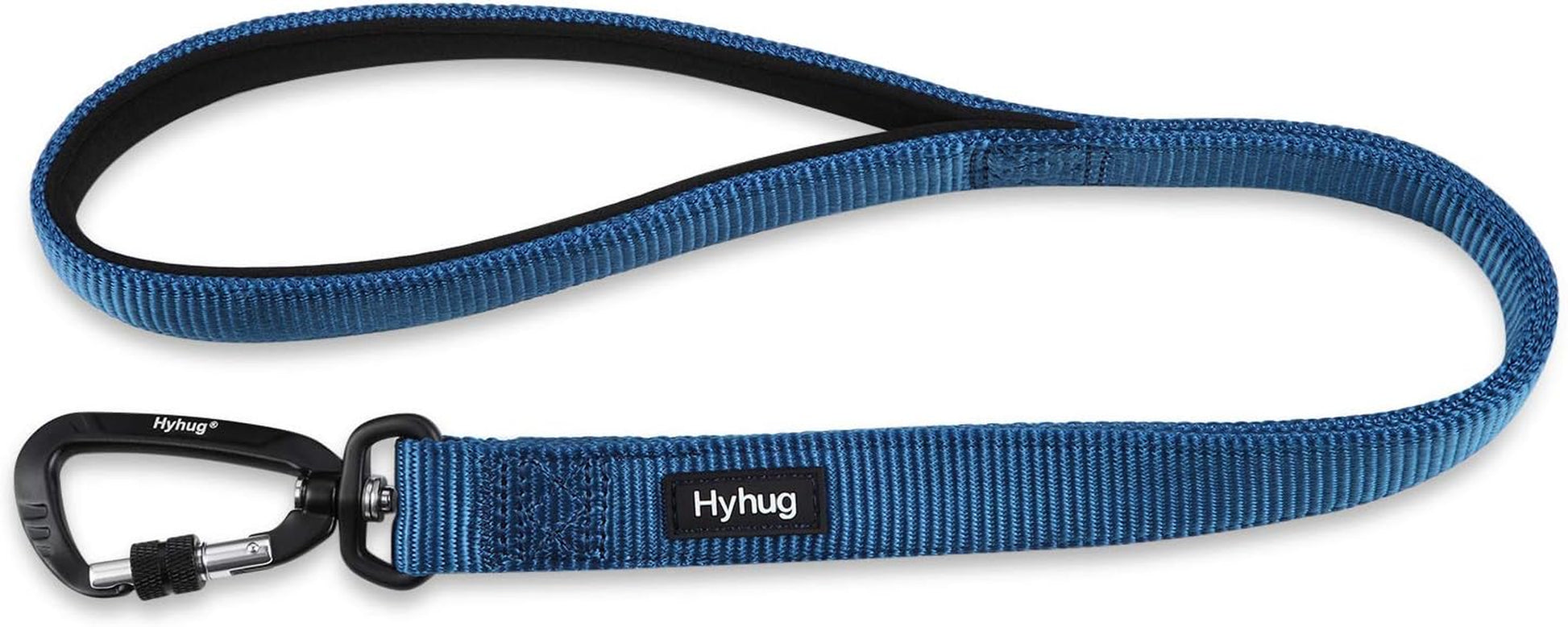 Short Dog Leash 24", Heavy Duty Nylon with Padded Handle