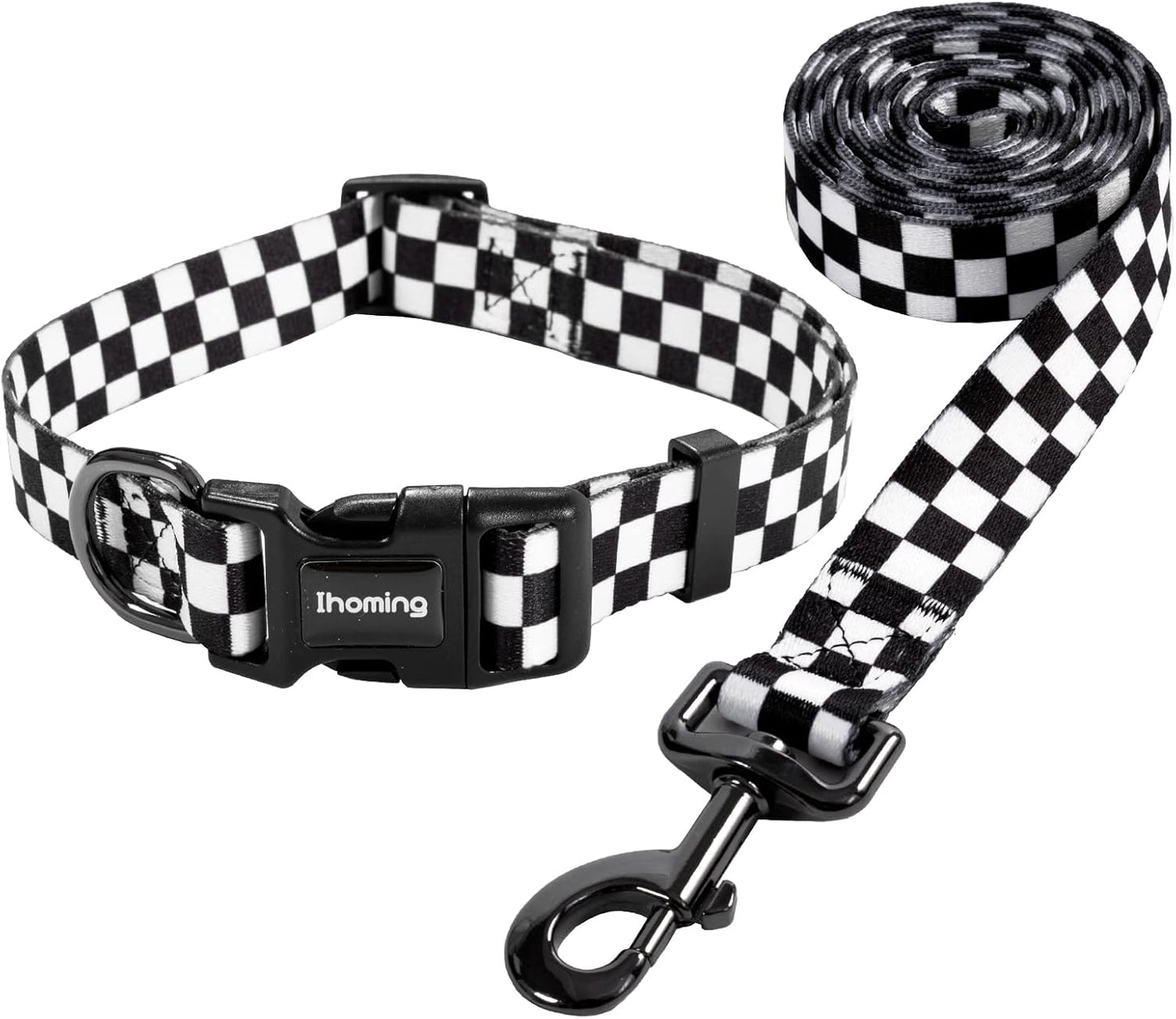 Dog Collar and Leash Set for Large Dogs, up to 80 Lbs