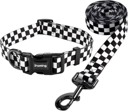 Dog Collar and Leash Set for Large Dogs, up to 80 Lbs